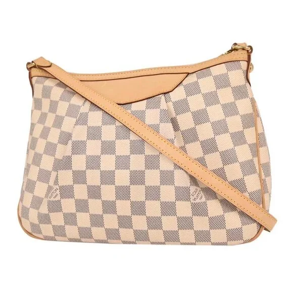 Louis Vuitton Damier Azur Siracusa PM Crossbody Bag N41113 GI5113 154929 - Picture 1 of 10